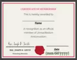 Free download Printable Unmanifestism Ambassadors Certificate free photo or picture to be edited with GIMP online image editor