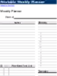 ดาวน์โหลดเทมเพลต Printable Weekly Planner DOC, XLS หรือ PPT ฟรีเพื่อแก้ไขด้วย LibreOffice ออนไลน์หรือ OpenOffice Desktop