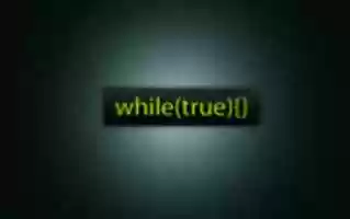 Free download Programming While True Wallpaper free photo or picture to be edited with GIMP online image editor