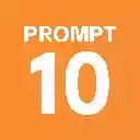 Prompt10  screen for extension Chrome web store in OffiDocs Chromium