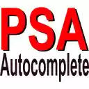 PSA Autocomplete  screen for extension Chrome web store in OffiDocs Chromium