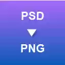 PSD to PNG Converter  screen for extension Chrome web store in OffiDocs Chromium