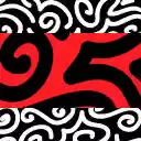 Psychedelic Curls (1366x786)  screen for extension Chrome web store in OffiDocs Chromium