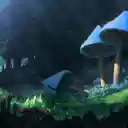 Psychedelic Mushroom Forest  screen for extension Chrome web store in OffiDocs Chromium