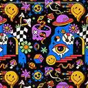 Psychedelic Power  screen for extension Chrome web store in OffiDocs Chromium
