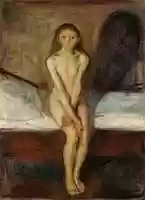 Free download Puberty ( Edvard Munch, 1894 1895) free photo or picture to be edited with GIMP online image editor