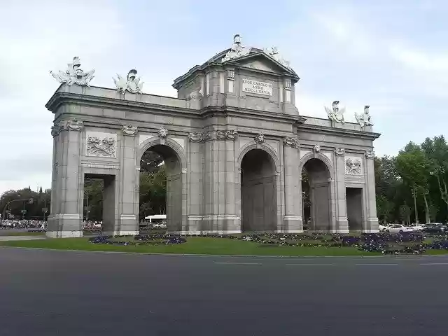 Free download Puerta De Alcalá Madrid Door -  free photo or picture to be edited with GIMP online image editor