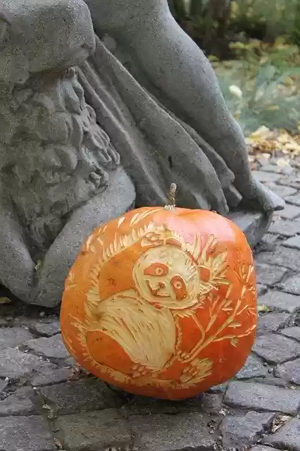 Free download Pumpkin Sculpture The Art Of -  free photo or picture to be edited with GIMP online image editor