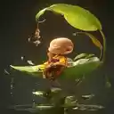 Pure monk wallpaper  screen for extension Chrome web store in OffiDocs Chromium