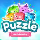 Puzzle Match Relaxing Game  screen for extension Chrome web store in OffiDocs Chromium