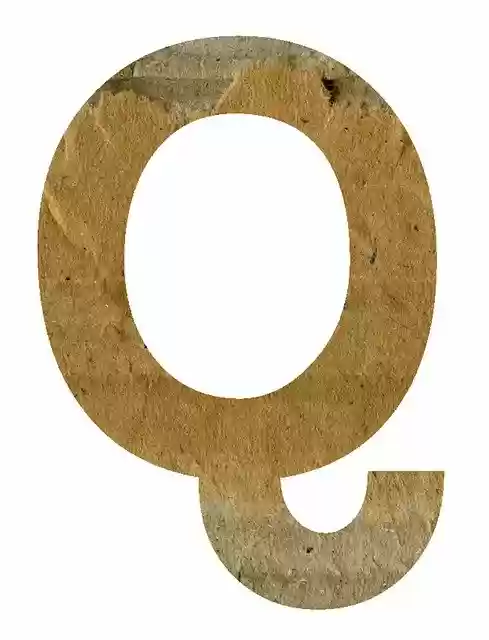 Free download Q Alphabet Letter -  free illustration to be edited with GIMP free online image editor