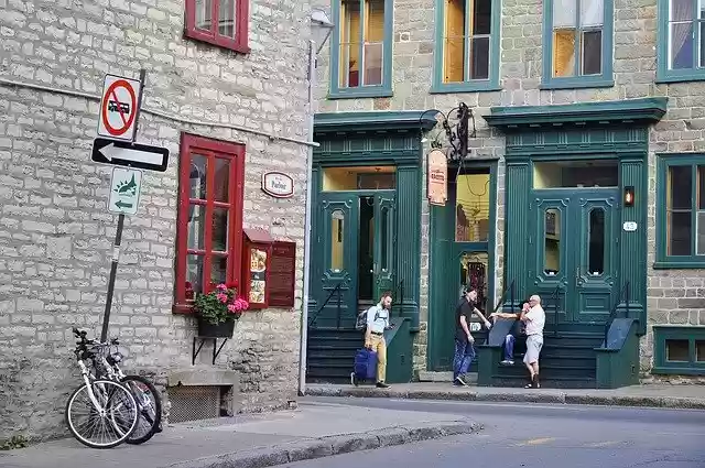 Free download Quebec Street Quaint -  free free photo or picture to be edited with GIMP online image editor