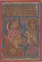 Free download Queen Trisalas Grief (at the Stillness of the Unborn): Folio from a Kalpasutra Manuscript free photo or picture to be edited with GIMP online image editor