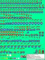 Free download Quote sprite sheet (kirby OC) free photo or picture to be edited with GIMP online image editor