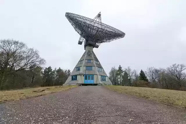 Free download Radio Telescope Parabolic Seti -  free photo or picture to be edited with GIMP online image editor