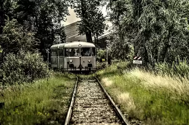 Free download railbus train track railway free picture to be edited with GIMP free online image editor
