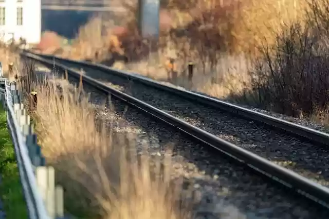 Free download railroad track rail track railroad free picture to be edited with GIMP free online image editor
