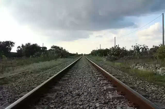 Free download Railroad Train Rail free photo template to be edited with GIMP online image editor