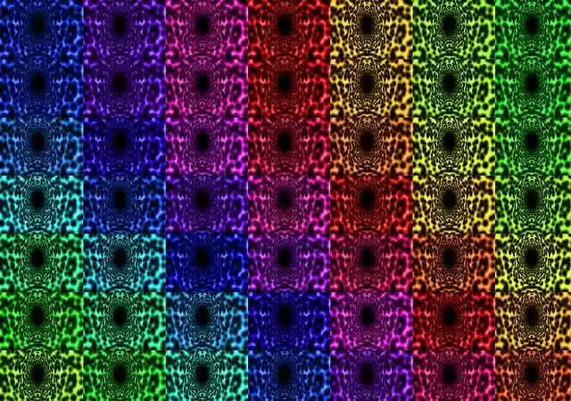 Free download Rainbow Grid Form -  free illustration to be edited with GIMP free online image editor