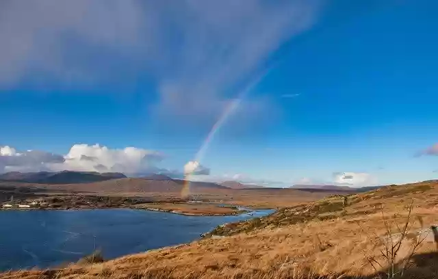 Free download Rainbow Ireland Sky -  free photo or picture to be edited with GIMP online image editor