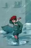 Free download Rainy Day Boy (1905) free photo or picture to be edited with GIMP online image editor