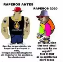 Безкоштовно завантажити Raperos antes vs raperos 2020 безкоштовно фото або зображення для редагування за допомогою онлайн-редактора зображень GIMP