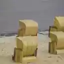 Rattan chairs on the beach  screen for extension Chrome web store in OffiDocs Chromium