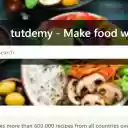 Recipes Make food with love Tutdemy  screen for extension Chrome web store in OffiDocs Chromium