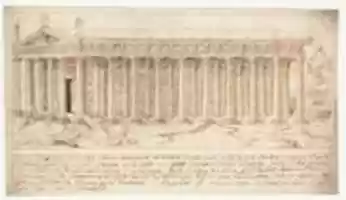 Descarga gratuita Recto: Tipos de templos: Anfipróstilo (Vitruvio, Libro 3, Capítulo 2, no. 4); Verso: Templo Tipos: Pseudodíptero (Vitruvio, Libro 3, Capítulo 2, no. 6). foto o imagen gratis para editar con el editor de imágenes en línea GIMP