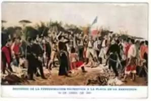 Free download Recuerdo Peregrinacion Patriotica Playa La Agraciada 19 Abril 1940 Cara Frente Tarjeta Postal free photo or picture to be edited with GIMP online image editor