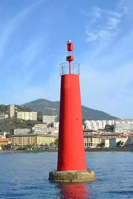 Free download Red Buoy Ajaccio -  free photo or picture to be edited with GIMP online image editor