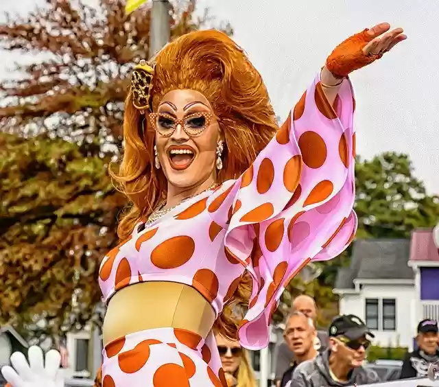 Free download Redhead Waving Parade 60S -  free free photo or picture to be edited with GIMP online image editor