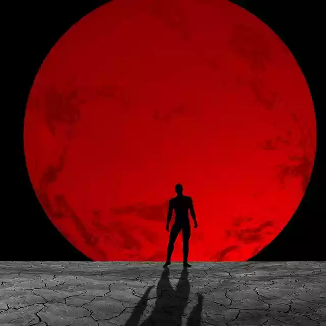 Free download Red Planet Man -  free illustration to be edited with GIMP free online image editor