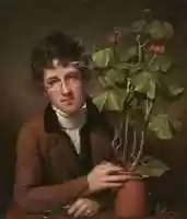 Free download Rembrandt Peale, Rubens Peale With A Geranium free photo or picture to be edited with GIMP online image editor