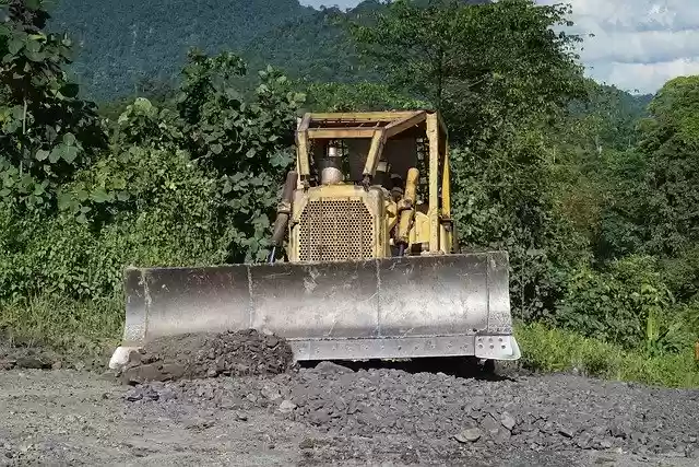 Free download Remote Bulldozer Logging Tracks -  free photo or picture to be edited with GIMP online image editor