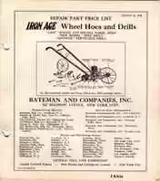 Free download Repair Parts Price List Iron Age Wheel Hoes and Drills Master Catalog free photo or picture to be edited with GIMP online image editor