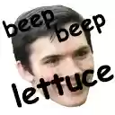 replace daniel with beep beep lettuce  screen for extension Chrome web store in OffiDocs Chromium