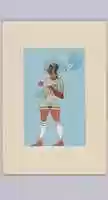 Free download Reproduction of a fresco of a hunter with spears free photo or picture to be edited with GIMP online image editor