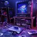 Retro Gaming Room – A Nostalgic Throwback  screen for extension Chrome web store in OffiDocs Chromium