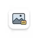 Review Image Alt Text  screen for extension Chrome web store in OffiDocs Chromium