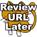 Review URL Later  screen for extension Chrome web store in OffiDocs Chromium