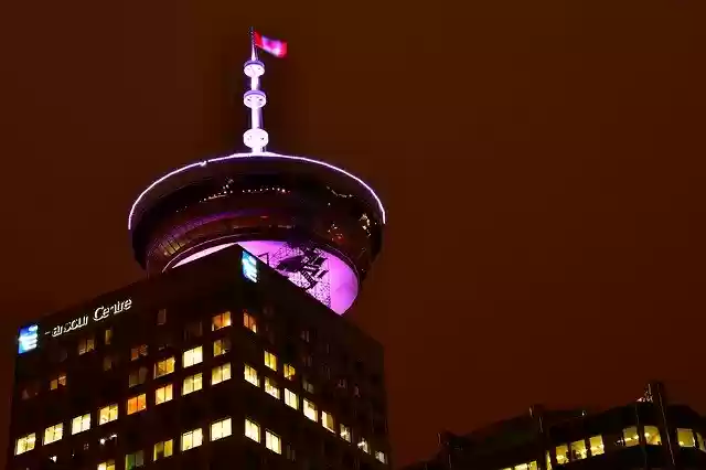 Free download Revolving Restaurant City Skylight -  free photo or picture to be edited with GIMP online image editor