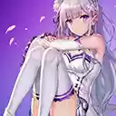 Re:Zero | Emilia Anime 1600X900 HD  screen for extension Chrome web store in OffiDocs Chromium