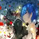 Re:Zero "Sleeping Rem" Theme  screen for extension Chrome web store in OffiDocs Chromium