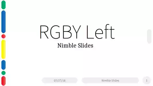 Free download RGBY Left DOC, XLS or PPT template free to be edited with LibreOffice online or OpenOffice Desktop online