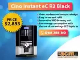 Free download Rheavendors Cino Instant eC R2 Black Automatic Coffee Machines free photo or picture to be edited with GIMP online image editor