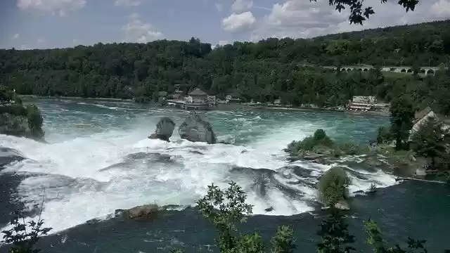 Free download Rhine Falls Schaffhausen -  free free photo or picture to be edited with GIMP online image editor