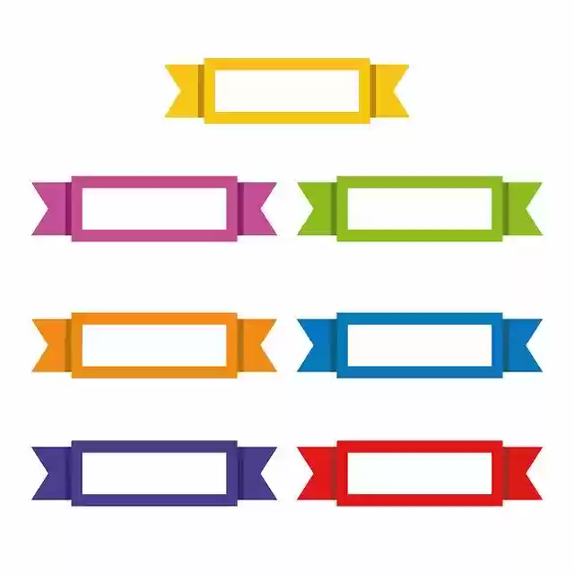 Free download Ribbon Label The -  free illustration to be edited with GIMP free online image editor
