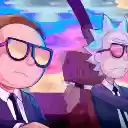 Rick  Morty Trippy Trip Live Wallpaper  screen for extension Chrome web store in OffiDocs Chromium