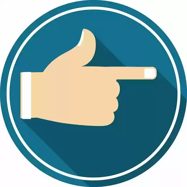 Free download Right Arrow Hand Icon -  free illustration to be edited with GIMP free online image editor